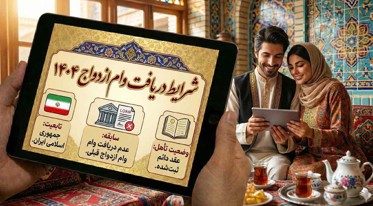 مشاهده وضعیت وام ازدواج